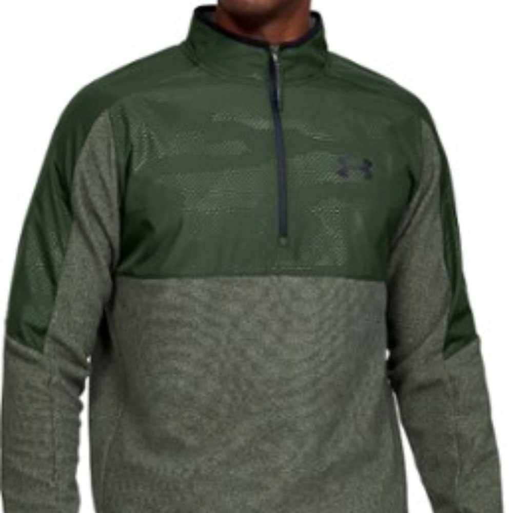 NWT Mens Under Armour Infrared Jacket Small $70 Baroque Green